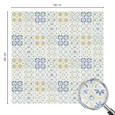 Film adhésif pour vitrage dépoli vitrail Carreaux classiques