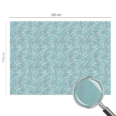 Sticker fenêtre vitrail adhésif Élégance feuillue