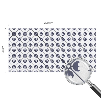 Film adhésif pour vitrage dépoli vitrail Motif végétal