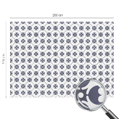 Film adhésif pour vitrage dépoli vitrail Motif végétal