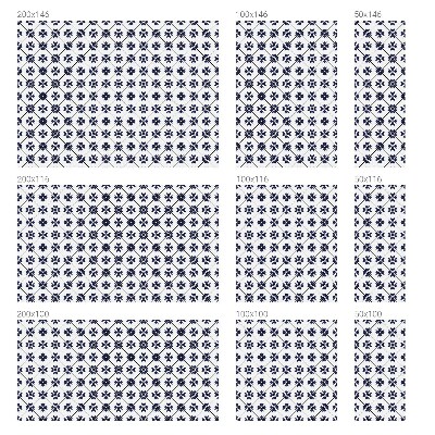 Film adhésif pour vitrage dépoli vitrail Motif végétal