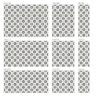 Film adhésif pour vitrage dépoli vitrail rosettes classiques