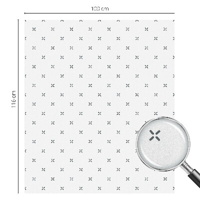Film occultant pour fenêtre Croix géométriques