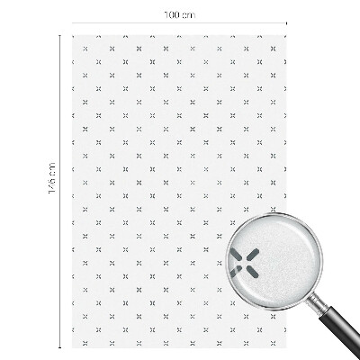 Film occultant pour fenêtre Croix géométriques