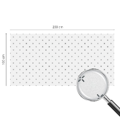 Film occultant pour fenêtre Croix géométriques