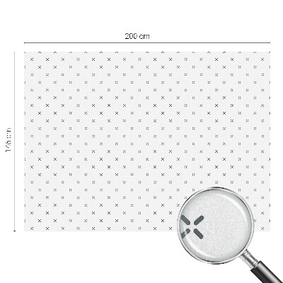 Film occultant pour fenêtre Croix géométriques