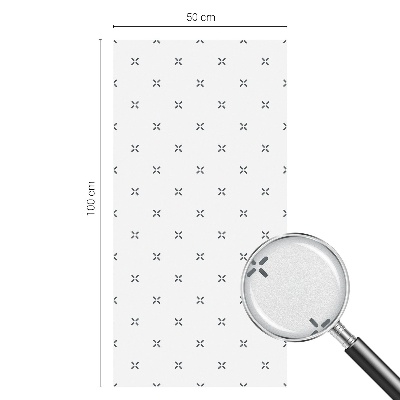 Film occultant pour fenêtre Croix géométriques