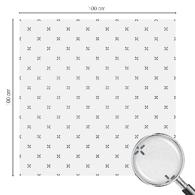 Film occultant pour fenêtre Croix géométriques