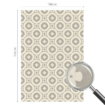 Sticker fenêtre vitrail adhésif Motifs géométriques