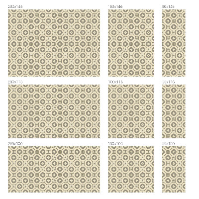 Sticker fenêtre vitrail adhésif Motifs géométriques