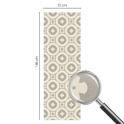 Sticker fenêtre vitrail adhésif Motifs géométriques