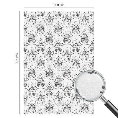 Film solaire fenêtre décoratif aspect vitrail Élégance feuillue