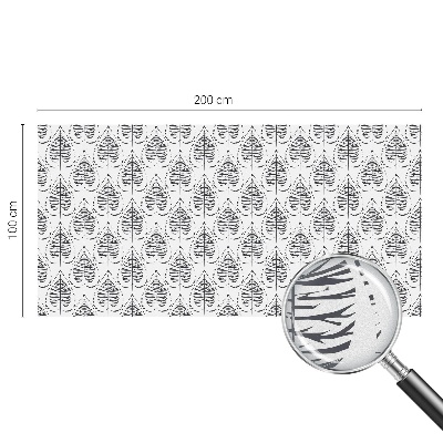 Film solaire fenêtre décoratif aspect vitrail Élégance feuillue