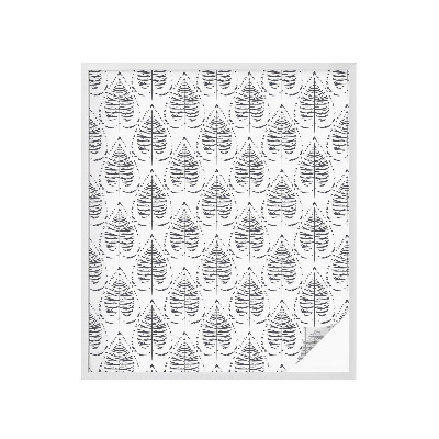 Film solaire fenêtre décoratif aspect vitrail Élégance feuillue