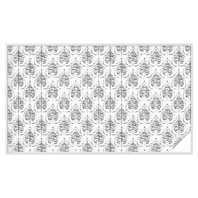 Film solaire fenêtre décoratif aspect vitrail Élégance feuillue