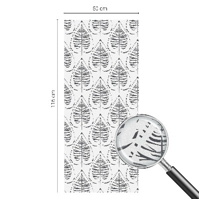 Film solaire fenêtre décoratif aspect vitrail Élégance feuillue