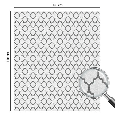 Sticker fenêtre vitrail adhésif Motif géométrique