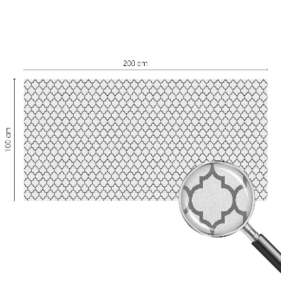 Sticker fenêtre vitrail adhésif Motif géométrique