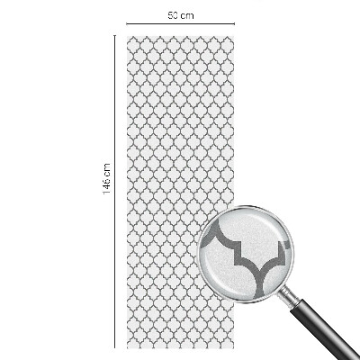 Sticker fenêtre vitrail adhésif Motif géométrique