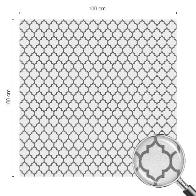 Sticker fenêtre vitrail adhésif Motif géométrique