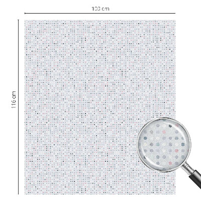 Film adhésif pour vitrage dépoli vitrail Points pastel