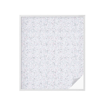 Film adhésif pour vitrage dépoli vitrail Points pastel