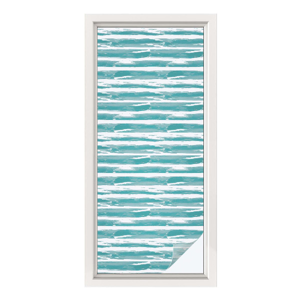 Film occultant pour fenêtre rayures vertes