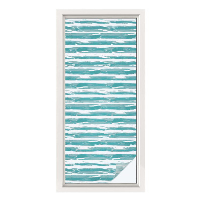 Film occultant pour fenêtre rayures vertes