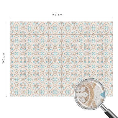 Film solaire fenêtre décoratif aspect vitrail Carreaux rustiques