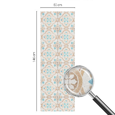 Film solaire fenêtre décoratif aspect vitrail Carreaux rustiques