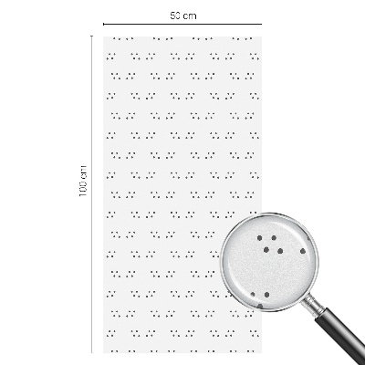 Sticker fenêtre vitrail adhésif motif à pois