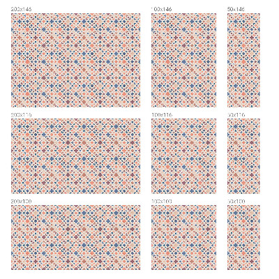 Film adhésif pour vitrage dépoli vitrail Motifs colorés