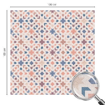 Film adhésif pour vitrage dépoli vitrail Motifs colorés