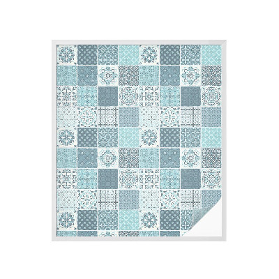 Film adhésif pour vitrage dépoli vitrail Carreaux bohèmes