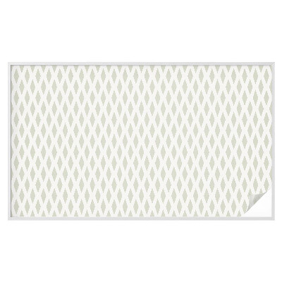 Film solaire fenêtre décoratif aspect vitrail motif en losange