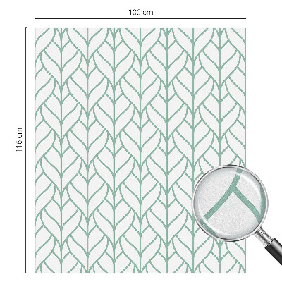 Film occultant pour fenêtre symétrie des plantes