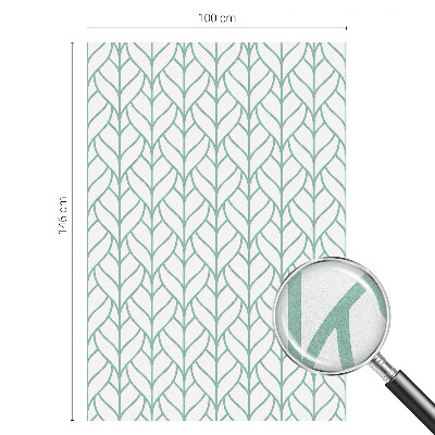 Film occultant pour fenêtre symétrie des plantes