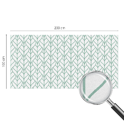 Film occultant pour fenêtre symétrie des plantes