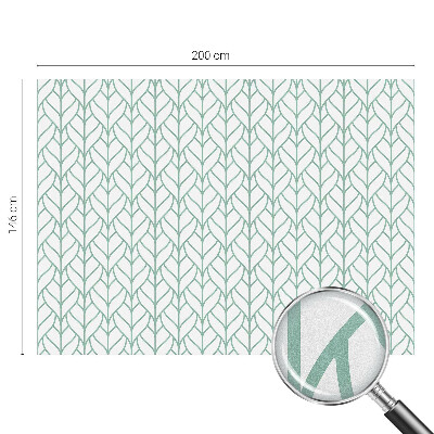 Film occultant pour fenêtre symétrie des plantes