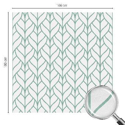 Film occultant pour fenêtre symétrie des plantes