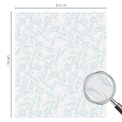 Film occultant pour fenêtre Feuilles éthérées