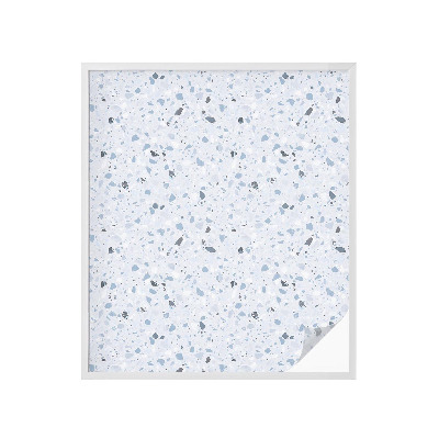 Film adhésif pour vitrage dépoli vitrail Mosaïque moderne