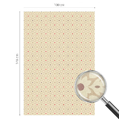 Film adhésif pour vitrage dépoli vitrail Motifs floraux