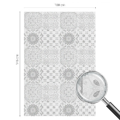 Film solaire fenêtre décoratif aspect vitrail Élégance classique