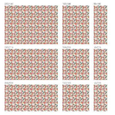 Sticker fenêtre vitrail adhésif Losanges géométriques