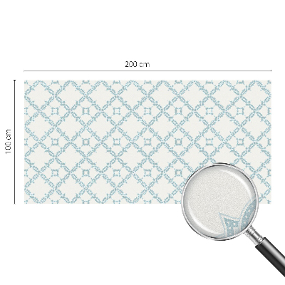 Brise-vue pour fenêtre Géométrie bleue