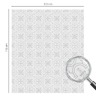 Film occultant pour fenêtre symétrie florale