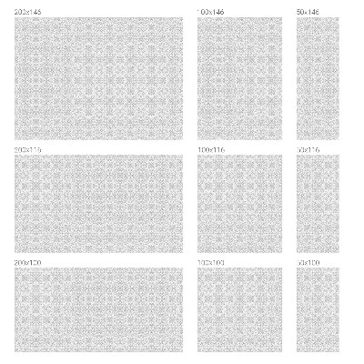 Film occultant pour fenêtre symétrie florale