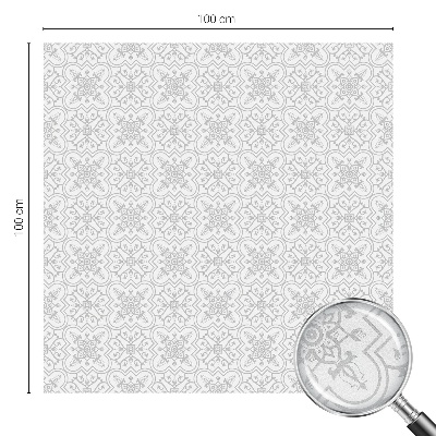 Film occultant pour fenêtre symétrie florale