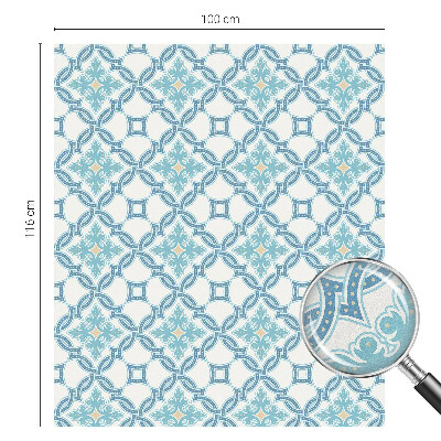 Film adhésif pour vitrage dépoli vitrail symétrie classique